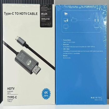 Type-c to hdtv adapter cable 4k high-definition cable laptop mobile phone tablet projection screen same screen cable