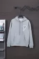 Flower gray [921 car chapter hooded thickened style]