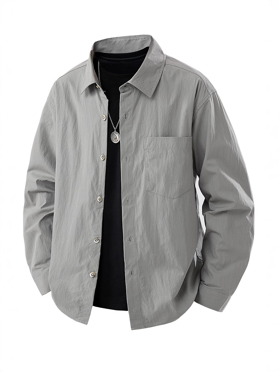 Áo Khoác Nam Dài Tay Hàng Mùa Xuân Thu Đông