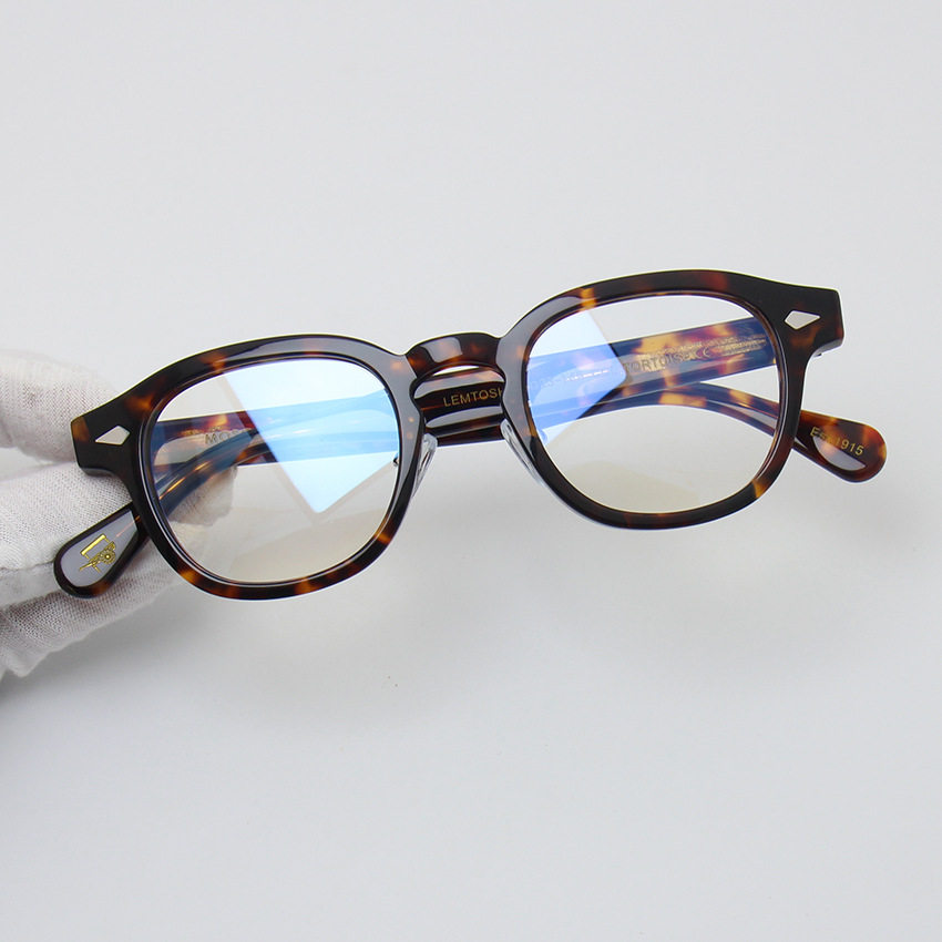 Lemtosh-46 Size Nose Pad Style Asian Version Square Eyeglass Frame Myopia Glasses Frame Korean Style Acetate Eyeglass Frame
