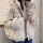 Пуховик с хлопковой подкладкой, женская осенне-зимняя короткая куртка 2025 года, корейская версия свободной куртки с хлопковой подкладкой большого размера, маленькая теплая повседневная куртка с капюшоном mini 5
