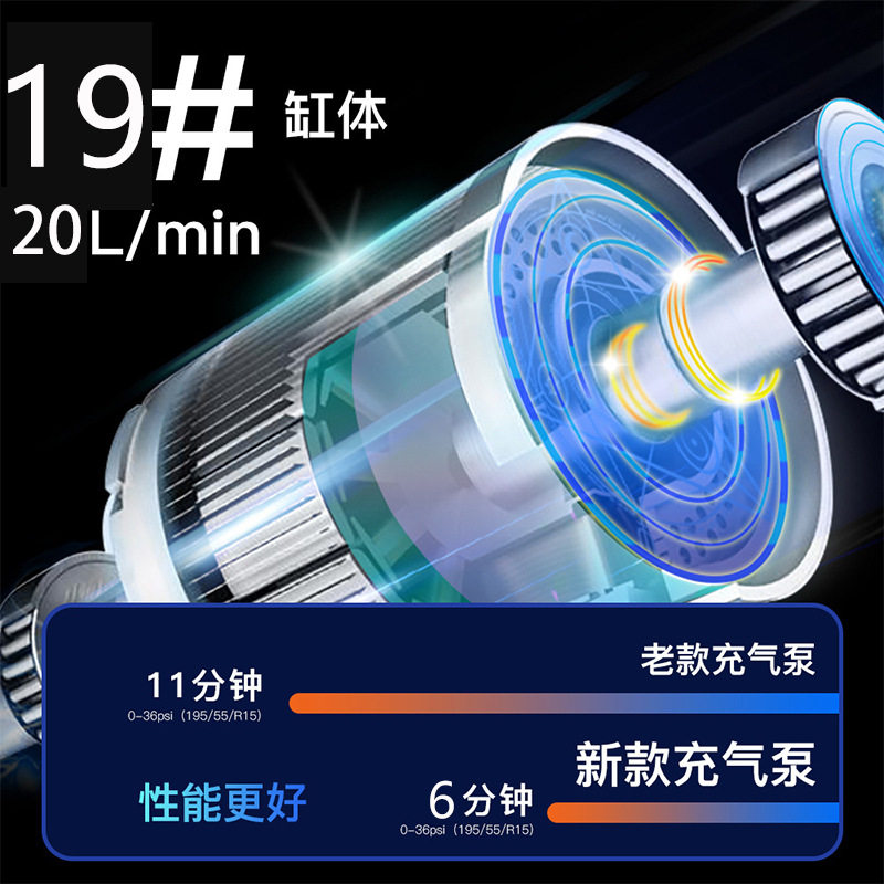 Cross-Border Car Air Pump Handheld Car Battery Car Universal Multi-Functional Emergency Inflatable Portable Inflator