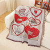 Cross-border Custom Jacquard Tapestries Cotton Thread Blanket Sofa Towel Office Nap Cover Blanket High-end Gift Blanket Tapestry Factory