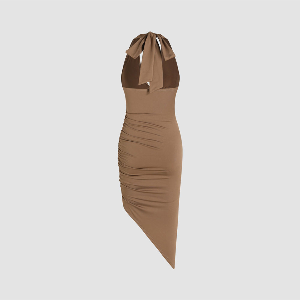 V Neck Bodycon Dress Sexy Elegant Trendy Design Perfect for Parties and Events Wholesale Available