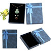 Jewelry Ring Gift Box Earring Storage Paper Box Lid and Base Bowknot Set Jewelry Box Necklace