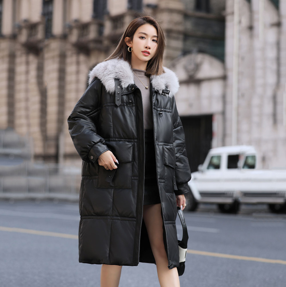 Áo Lông Nữ Chất Liệu Da Bò Big Size Ngoại Cỡ Hàng Mùa Xuân Thu Đông