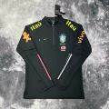Brazilian half-zip small label black