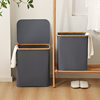 Desktop Storage Basket Bedroom Organize Dirty Clothes Storage Basket Foldable Large Toy Storage Dirty Clothes Basket with Lid