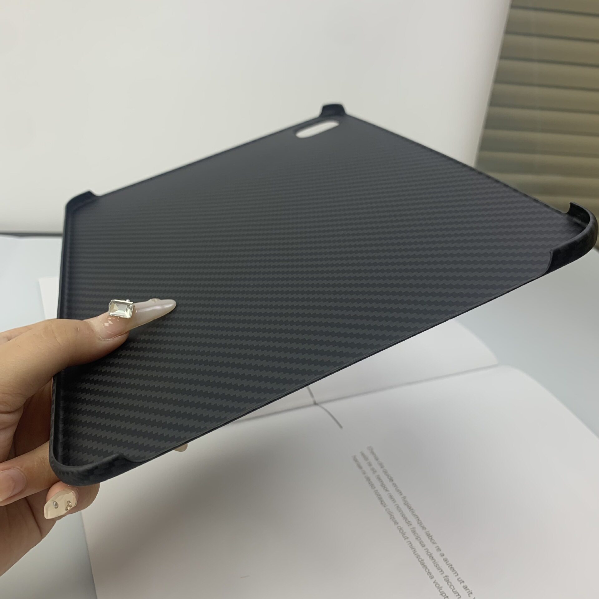 Suitable for new ipad pro2024 11 inch ultra-thin Kevlar carbon fiber anti-fall wear-resistant protective shell