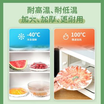 ✅ Maisken Disposable Plastic Wrap Cover Food-Grade Fresh-Keeping Refrigerator Leftovers Kitchen Dishes Elastic Mouth Fresh-Keeping Bag