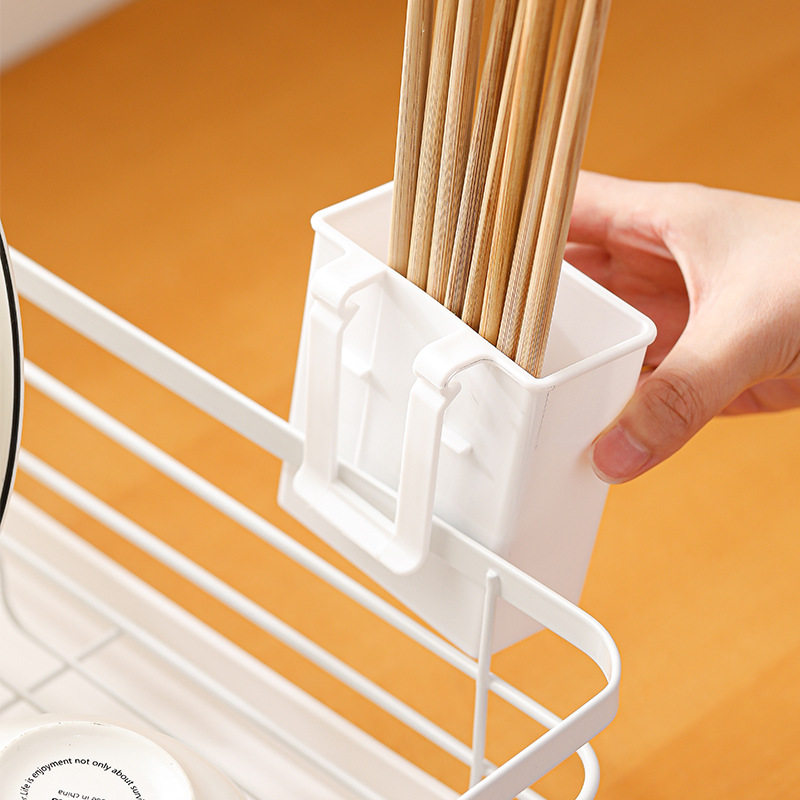 Hanging Drain Chopsticks Cage Kitchen Multifunctional Storage Rack Refrigerator Side Door Food Storage Box Factory Outlet
