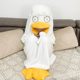 Internet Celebrant Silver Soul Elizabeth Coral Fleece Winter Nightgown Women's Funny Cute Duck Thickened Fleece-lined Men's and Women's Same Style