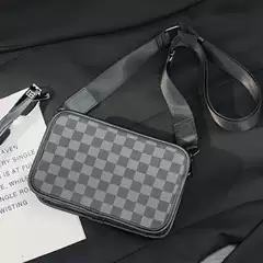 New Korean Style Casual Men's Shoulder Bag Men's Bag Street Fashionable Small Satchel Horizontal Youth Small Backpack Fashionable Bag