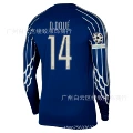 2425 paris saint-germain custom long sleeve jersey #14 + champions league armband