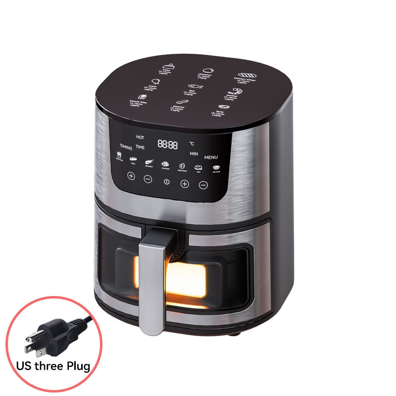 热销款7L可视多功能电烤箱触屛家用烘烤一体薯条机跨境Air Fryer