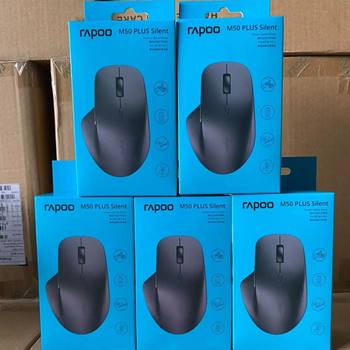 Genuine Rapoo M50 PLUS Big Hand Wireless Mouse 4-speed DPI Adjustable Light Sound Button Long Battery Life
