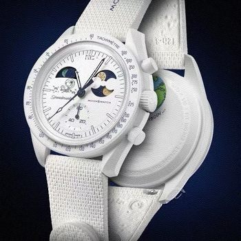 2024 Foreign Trade Men's European Co-Branded Rubber Case Super Luminous 6-Hand Quartz Watch Factory Direct Sales One Piece