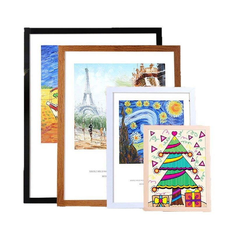 Pvc Photo Frame Display Simple 6 7 8 10 12 16 18inch A3 A4 4K 8 Open Picture Frame Wall Hanging Frame Wholesale