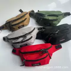 2024 Autumn and Winter New Men's Oxford Cloth Crossbody Chest Bag Waist Bag Two-purpose Bag