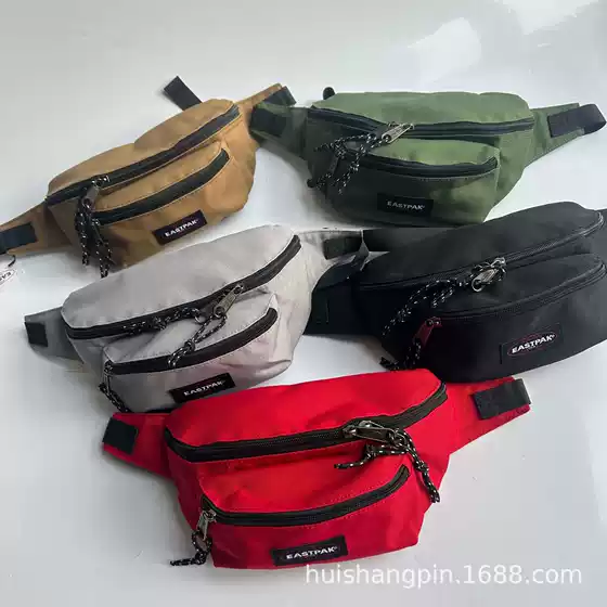 2024 Autumn and Winter New Men's Oxford Cloth Crossbody Chest Bag Waist Bag Two-purpose Bag