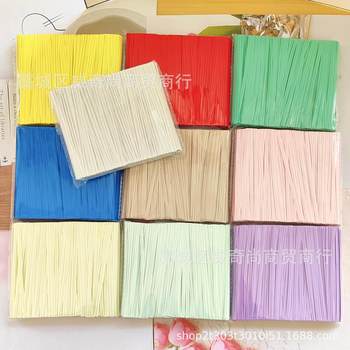 10cm Pink Purple Plastic Tie Wire Baking Candy Biscuit Packaging Bag Sealing Tie Rope 500 Pieces