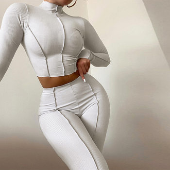 Cross-Border Black 2025 Spring Women's New Fashion Suit Reverse Wear Design High Waist Slim Pure Color Two-Piece Set