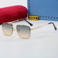 Gold frame gray yellow