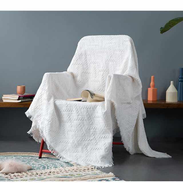 Sofa Towel Cover American Pastoral Full Cover Universal French Sofa Cushion Cover Blanket Cotton Pure Four-Season Universal