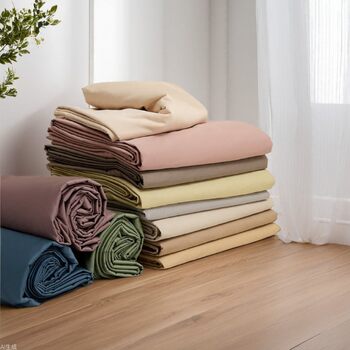 100-Count Xinjiang Long-Staple Cotton All-Season Pure Cotton Solid Color Simple Single-Piece Bed Sheet Pillowcase Fitted Sheet Pure Cotton Duvet Cover