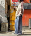 Sky blue [wide leg version]