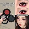 Dark Tipsy Makeup~ Gothic Smoky Palette Red and Black Punk Smoky Makeup Eye Shadow American Sexy Small Smoky Cut-Off