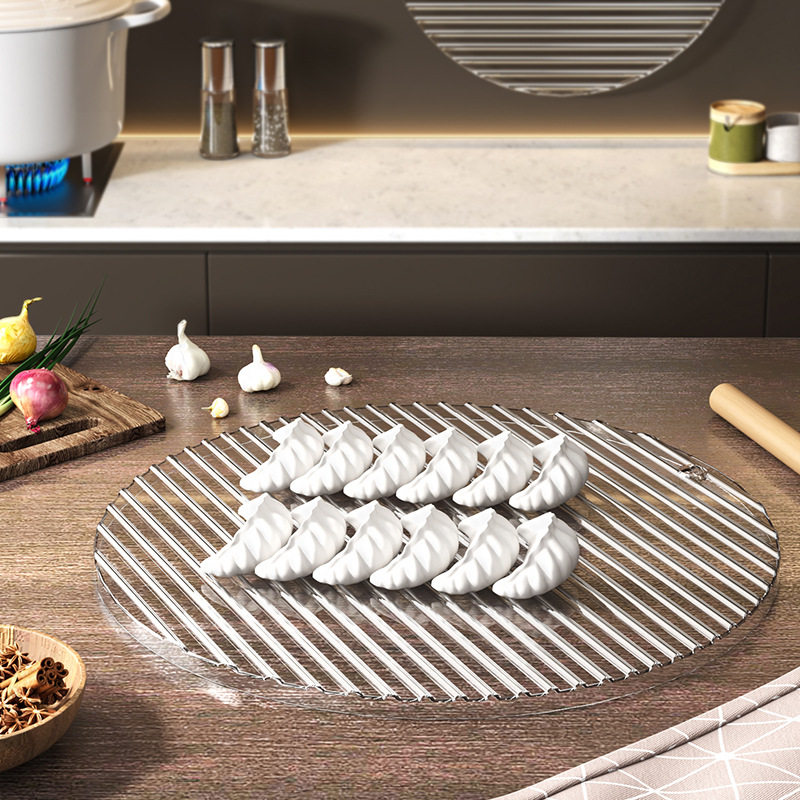 Household dumpling mat simple dumpling plate dumpling cover curtain dumpling Tray storage plate mutton hot pot dish