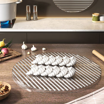Household dumpling mat simple dumpling plate dumpling cover curtain dumpling Tray storage plate mutton hot pot dish