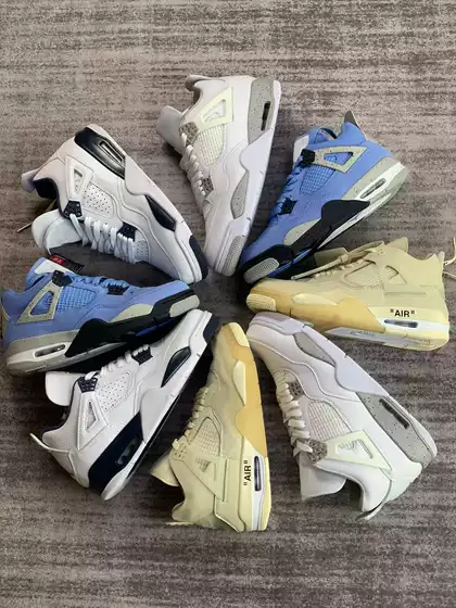 Yutian AJ4 Electric Mother Jordan Electric Mother Black Cement Paris Basketball Shoes Pure Original Joe 4 Mandarin Duck AJ3 Air Cushion Basketball Shoes