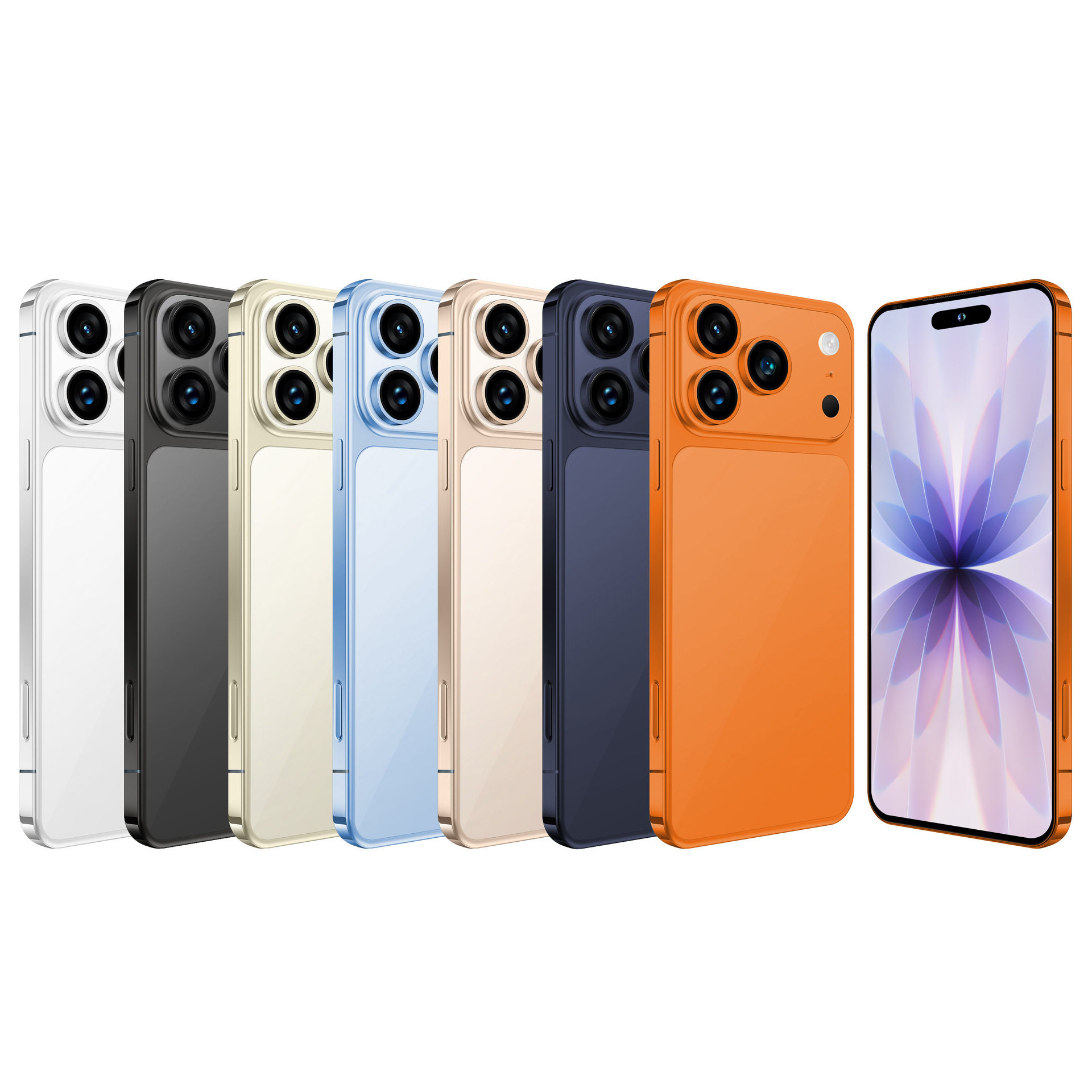 I17Promax跨境新品外贸7.3英寸安卓2+16G智能手机全网通 双卡现货