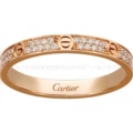 16 double row diamond rose gold