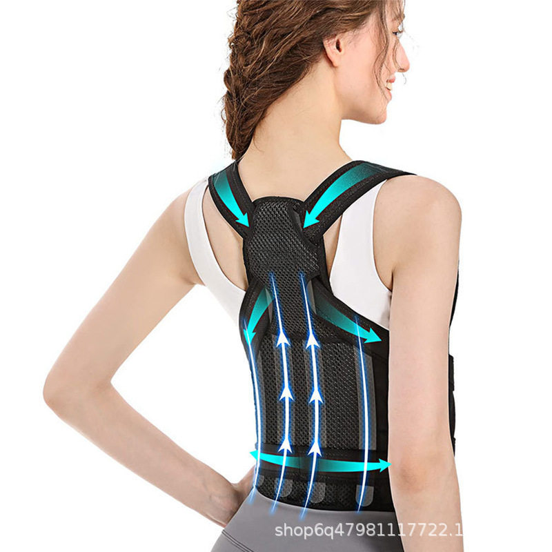 Cross-Border Posture Corrector for Men and Women, Shoulder Opening Posture Correction Belt, Home-Use Ready Stock, Invisible Anti-Hunchback Device