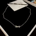 silver Alphabet Necklace