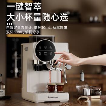 Coffee Machine 2025 New Model for Home Use, Italian-Style Grinder, Integrated Semi-Automatic, Hot and Cold Dual Extraction, Smart Touch Control, Free Shipping