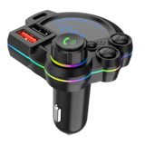 V5.3 автомобильный Bluetooth MP3 музыка громкая связь новый FM-передатчик QC3.0 + PD20W автомобильное зарядное устройство с двойной быстрой зарядкой
