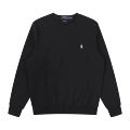 Round neck black white label