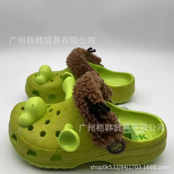 Shrek Superman Children's Clogs Summer Non-Slip Sandals Boys' Closed-Toe Slippers Big Kids Beach Shoes