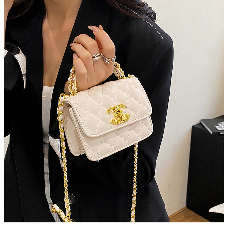 Light Luxury Quilted Women's Bag New Mini Armpit Bag Chain Fashion Shoulder Crossbody Bag Handbag Small Square Bag 22 O1CN01LsMcQH1q1HfrUCoIj !!2219787655435 0 cib