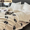 2025 Cross-Border Scandinavian Style Thickeneded Warm Cashmere Composite Blanket Simple Modern Leisure Blanket Nap Blanket Cover Blanket