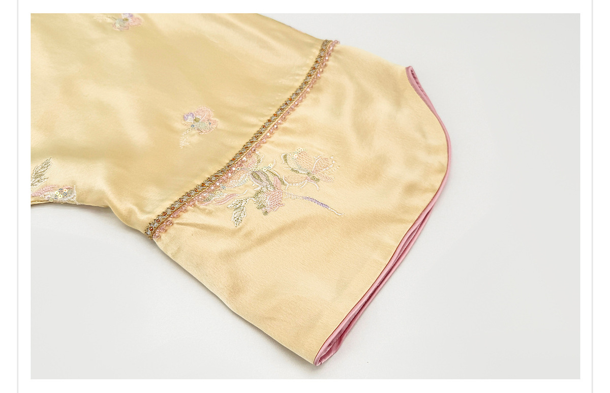 Set áo khoác và đầm hai dây thêu hoa chuyển sắc đính cườm — Áo thun (7 ngày), Áo khoác (7 ngày), Trang phục (7 ngày)