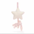Pink bonnie rabbit bell 28cm