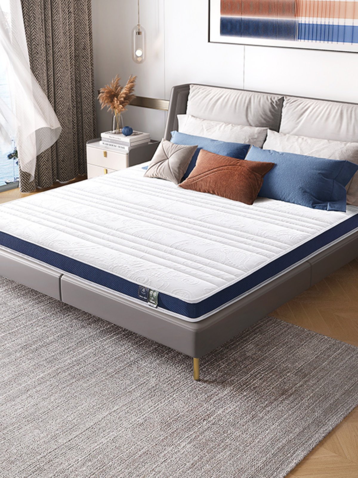 Tiantan mattress brown mat mattress hard folding natural coconut palm latex anti-mite household hard mattress