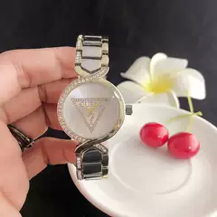 shopee Taiwan Station Explosive Stainless Steel Watch Diamond Watch Waterproof Women's Watch female watches
