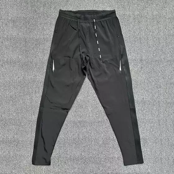 Cross-Border Track and Field Sports Quick-Dry Men's and Women's Training Running Breathable Ribbed Woven Tennis Sports Pants Long Pants