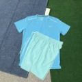 Crystal short sleeve blue+d218 green